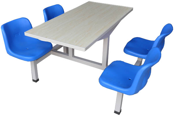 四人玻璃鋼餐桌椅MSD-CZ03