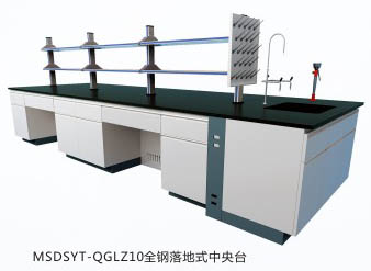 全鋼落地式中央實(shí)驗(yàn)臺(tái)MSDSYT-QGLZ10