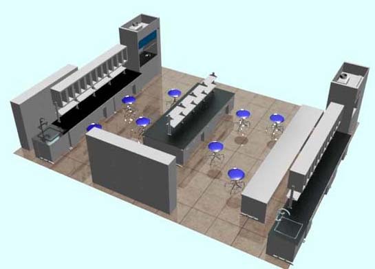 美順達(dá)代工實(shí)驗(yàn)室三維效果圖3