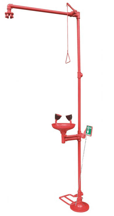 KC4緊急淋浴雙口洗眼器